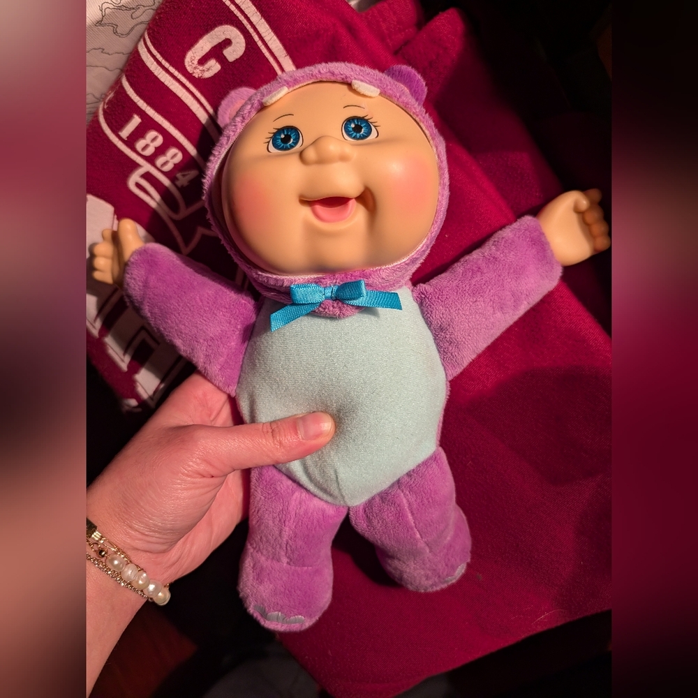 Cabbage Patch Purple and Blue Plush Doll